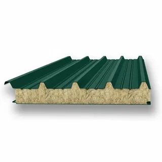 Кровельные сэндвич-панели из минеральной ваты